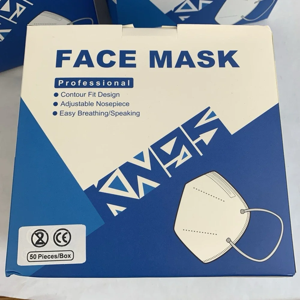 KN95 Black Medical Masks Lot Of 200 (4 Boxes, 50 ea) - NOT a drop shipper